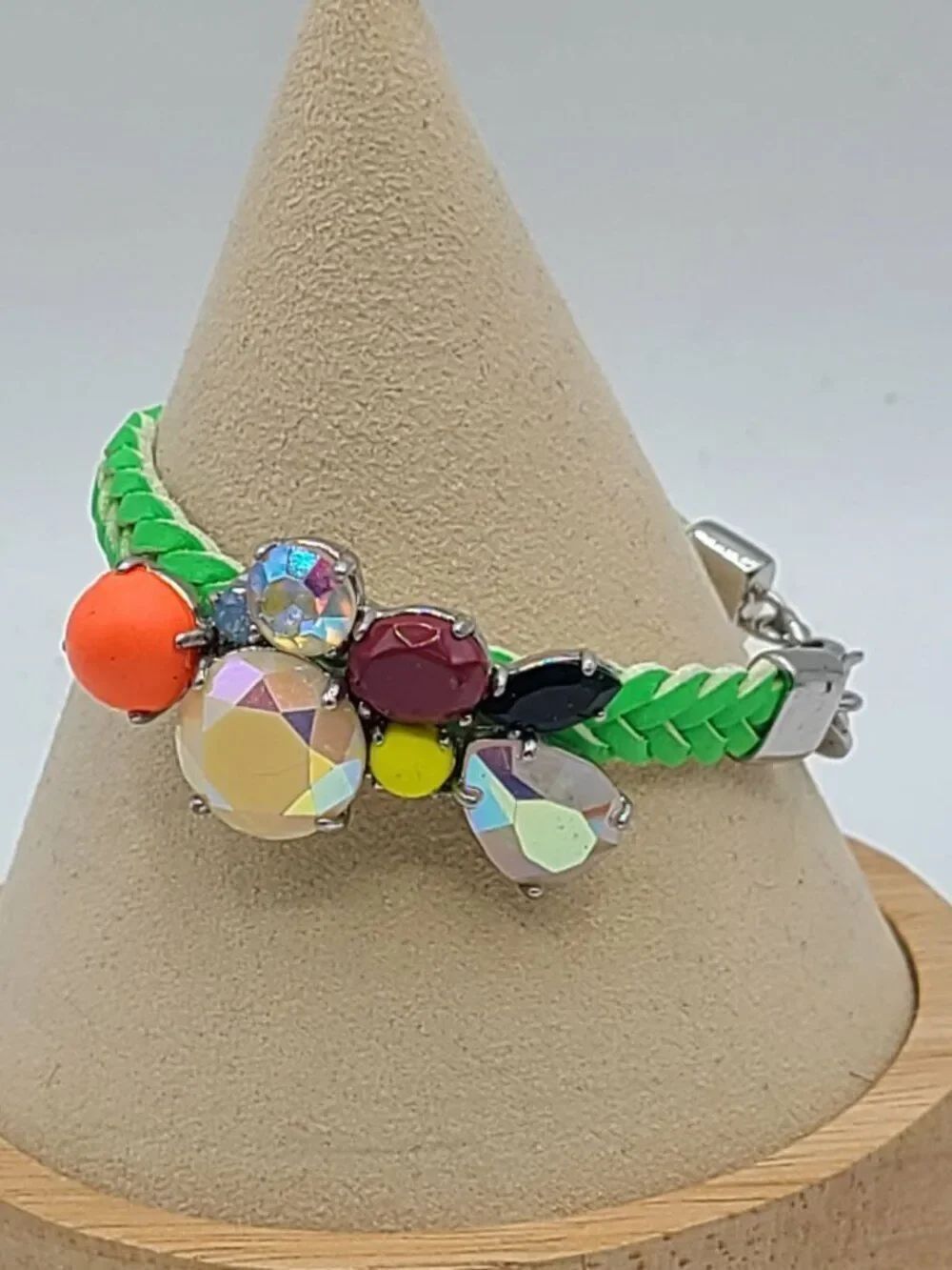 J Crew Small Multi Color Fiesta Rope Bracelet - Picture 2 of 8